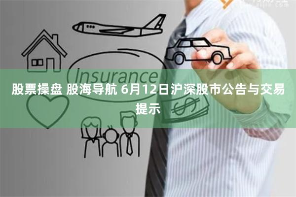 股票操盘 股海导航 6月12日沪深股市公告与交易提示